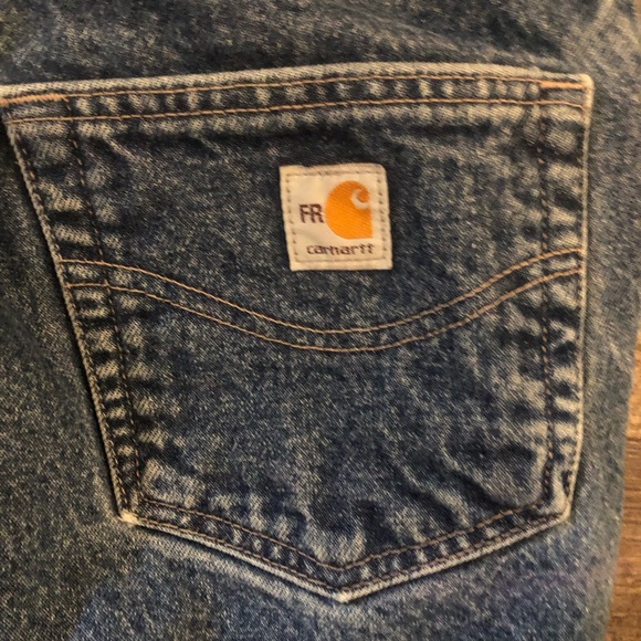 Carhartt Fire Resistant Denim Relaxed Jeans Workwear Mens Size 36 x 34 - Picture 9 of 9